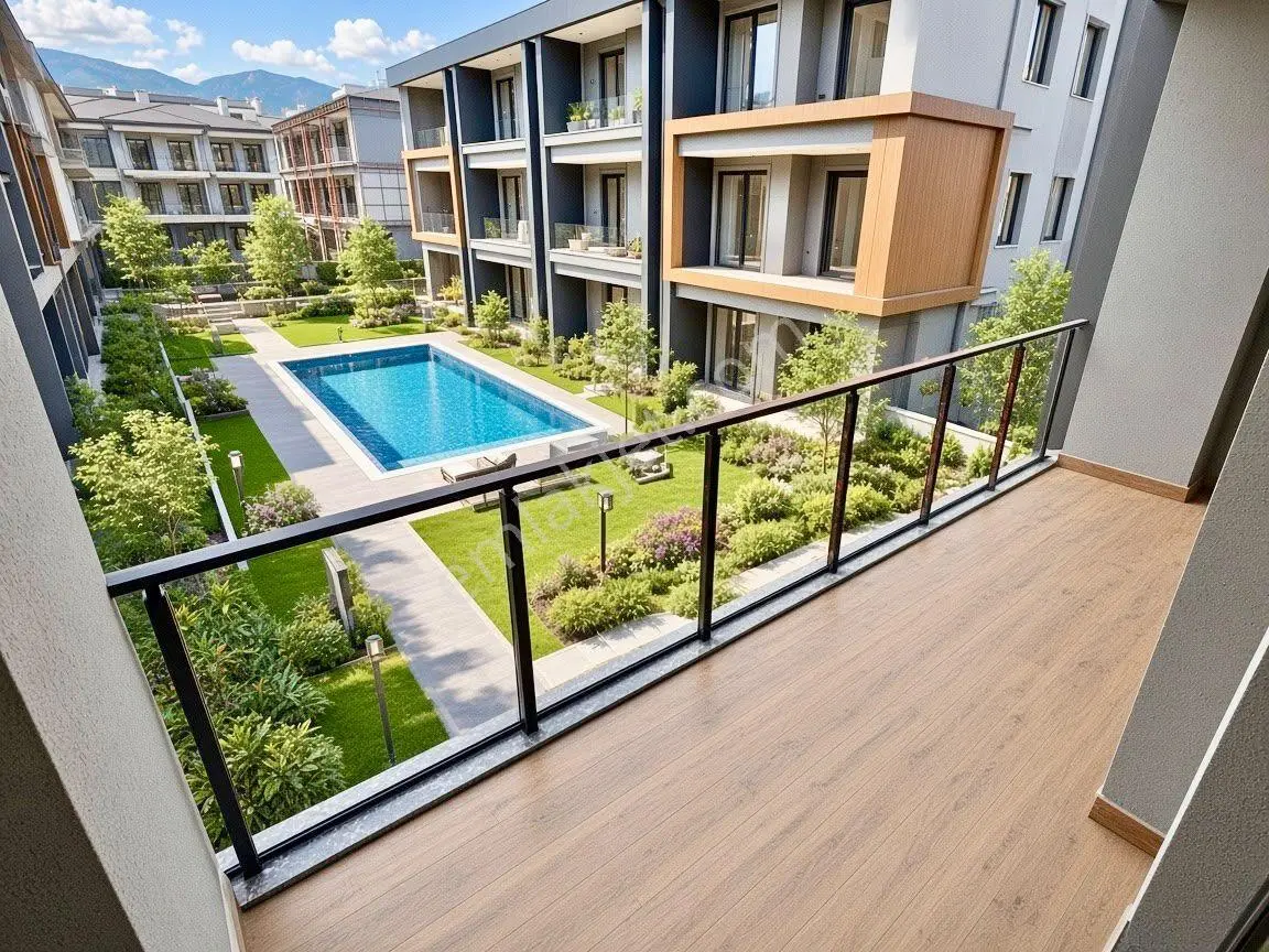 .꧁yetkili Ay Emlaktan꧂güre'de Yüzme Havuzlu Arakat Denize 300 Metre Mesafede Satılık 1+1 Lüks Daire — fotoğraf 21