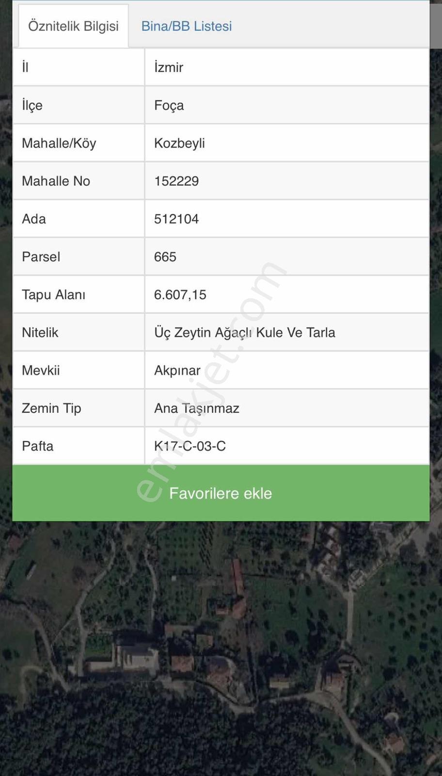 İzmir Foça Kozbeyli De Yatırıma Uygun Tek Tapu Fırsat Arazi — fotoğraf 3