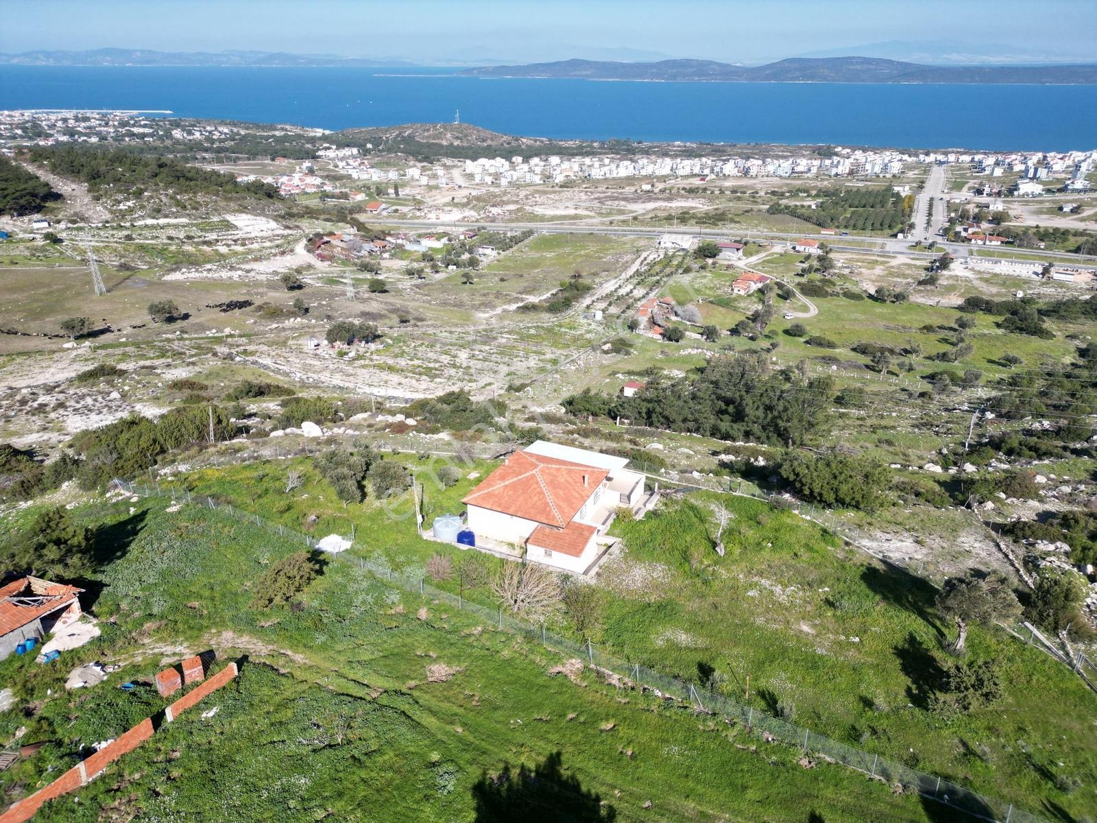 İzmir Karaburun'da Panoramik Deniz Manzaralı Ev Ve Arsası — fotoğraf 6