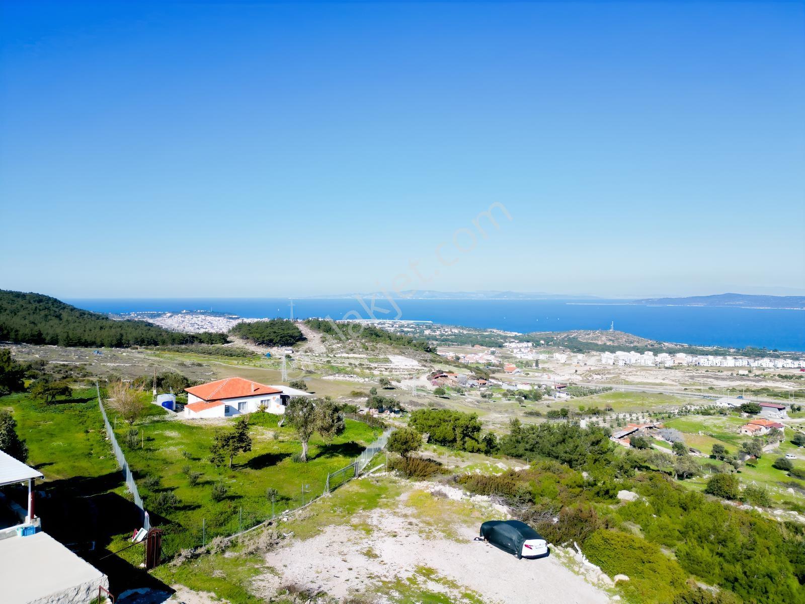 İzmir Karaburun'da Panoramik Deniz Manzaralı Ev Ve Arsası — fotoğraf 7