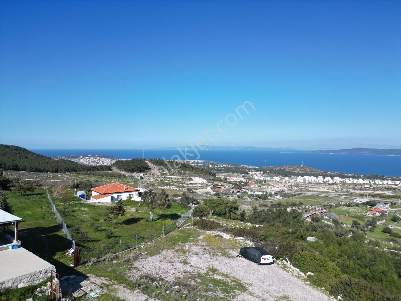 İzmir Karaburun'da Panoramik Deniz Manzaralı Ev Ve Arsası — fotoğraf 8