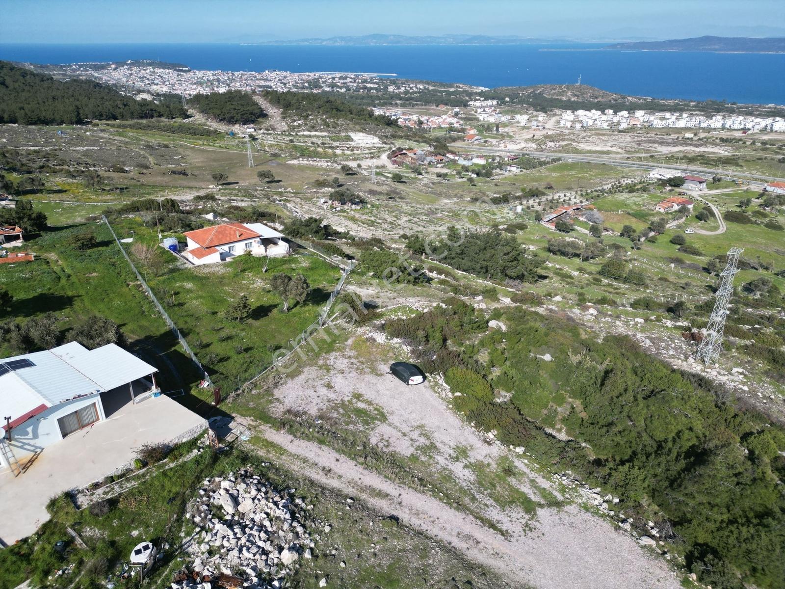 İzmir Karaburun'da Panoramik Deniz Manzaralı Ev Ve Arsası — fotoğraf 10