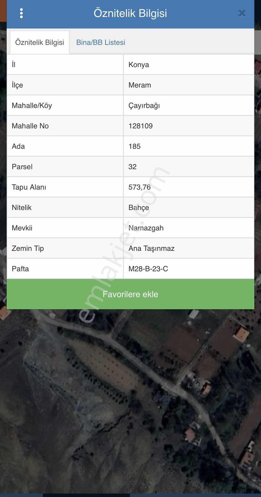 Çayırbağı 573 M2 Satılık Bahçe — fotoğraf 2