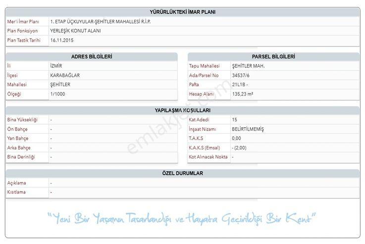 Asil'den Karabağlar Şehitler Mah. 134 M2 Satılık Köşe Arsa — fotoğraf 2