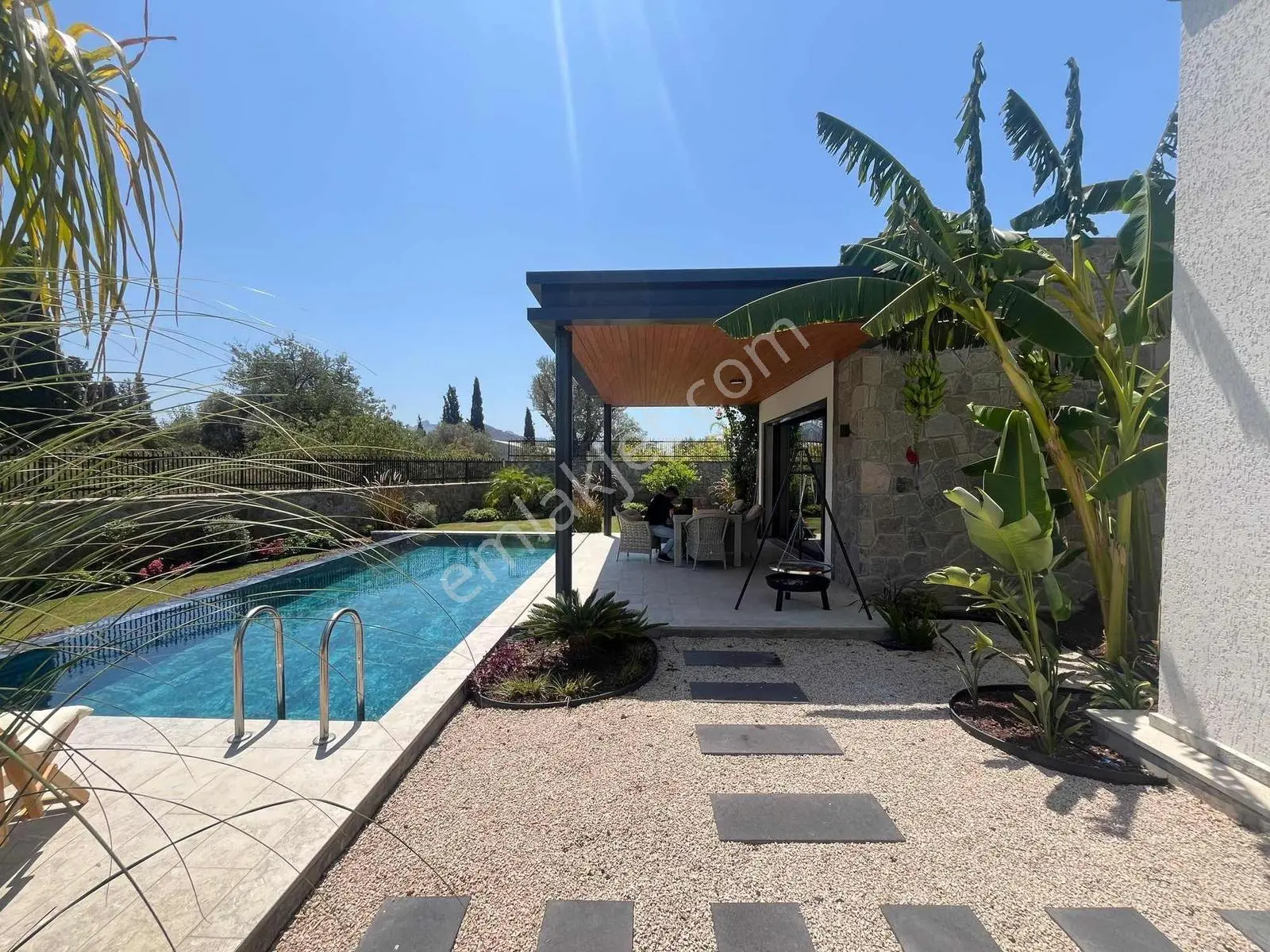 Gümüşlük Dereköy Doğa İle İç İçe 3+1 Tek Katlı Havuzlu Villa — fotoğraf 8