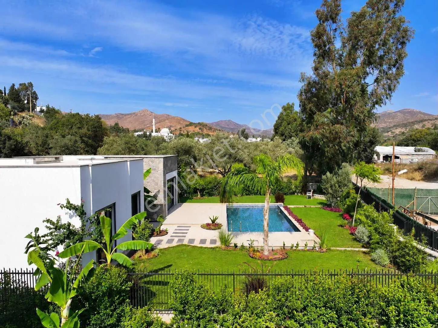 Gümüşlük Dereköy Doğa İle İç İçe 3+1 Tek Katlı Havuzlu Villa — fotoğraf 11