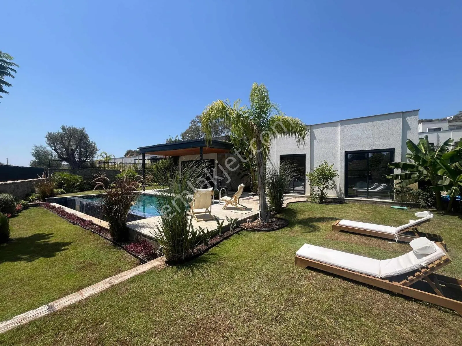 Gümüşlük Dereköy Doğa İle İç İçe 3+1 Tek Katlı Havuzlu Villa — fotoğraf 14