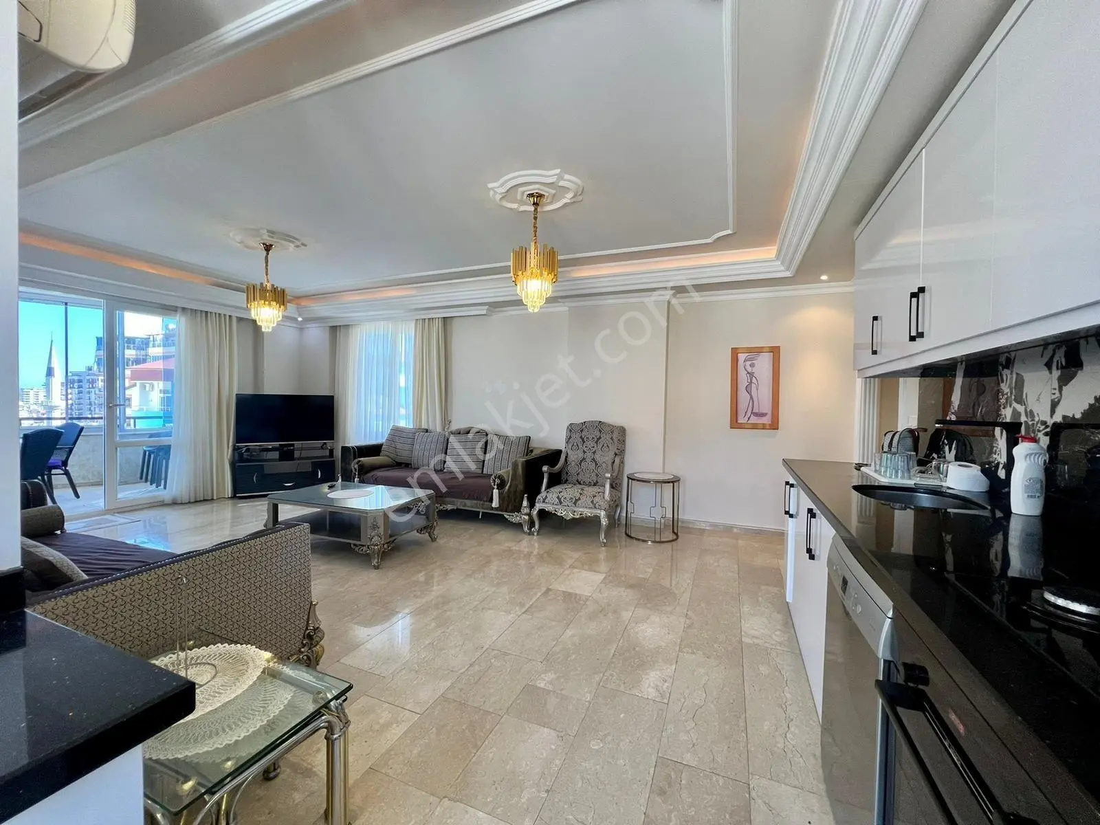Deniz Manzaralı Çok Geniş Teraslı 4+2 3 Banyo 2 Mutfakli — fotoğraf 3