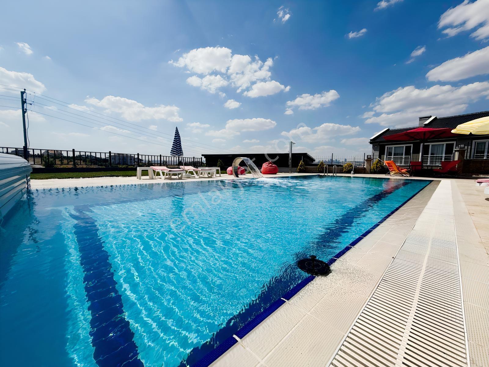 Gölbaşı Bahçelievler De 5+1 Havuzlu Müstakil Villa — fotoğraf 3