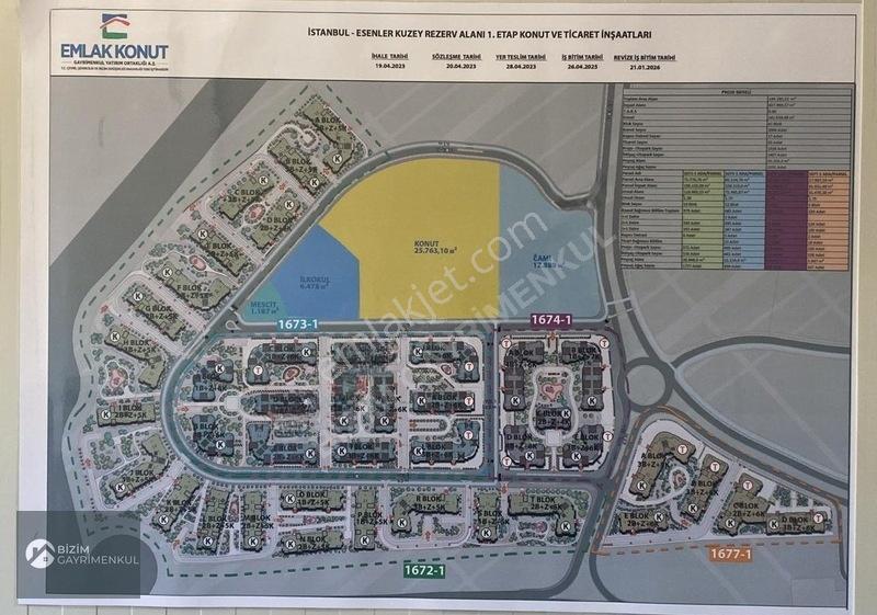 Bizim'den Yeni Esenler , Kuzey Emlak Konut (6.kat , 105 M2, 2+1) — fotoğraf 5