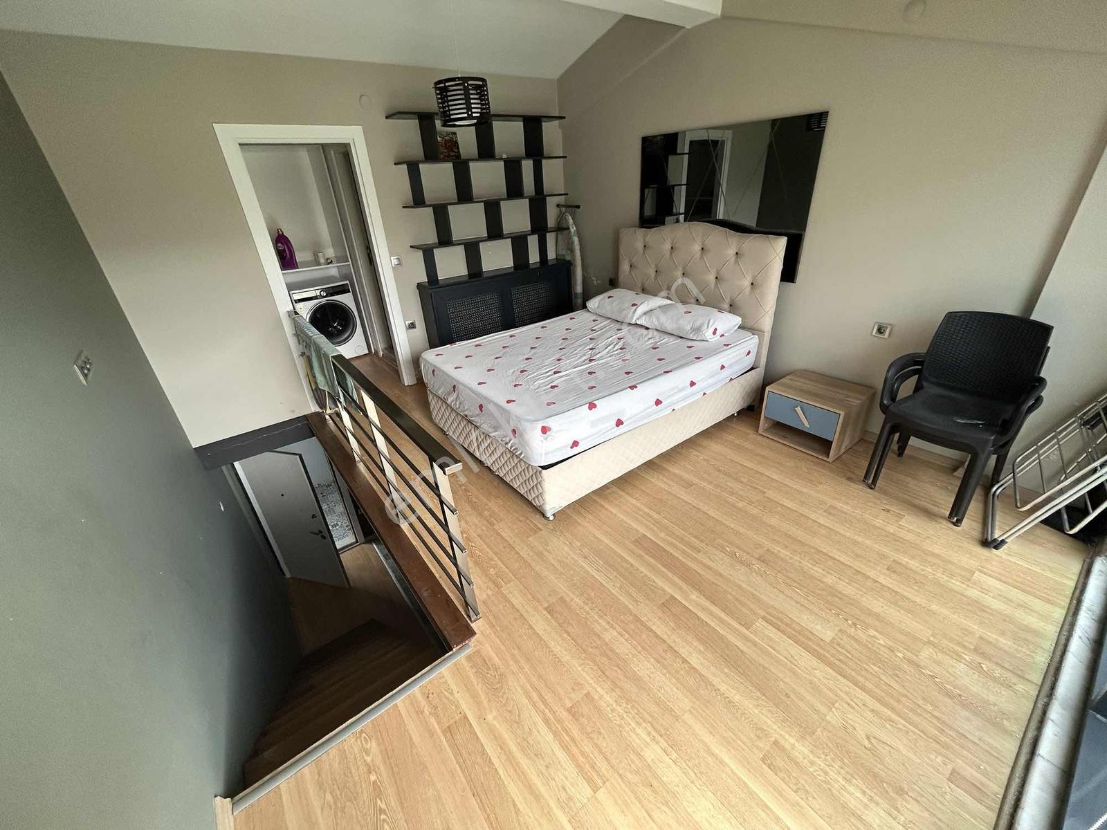 Elmakent'te Loft+çift Balkonlu Eşyalı Deniz M. Satılık 1+1 — fotoğraf 5