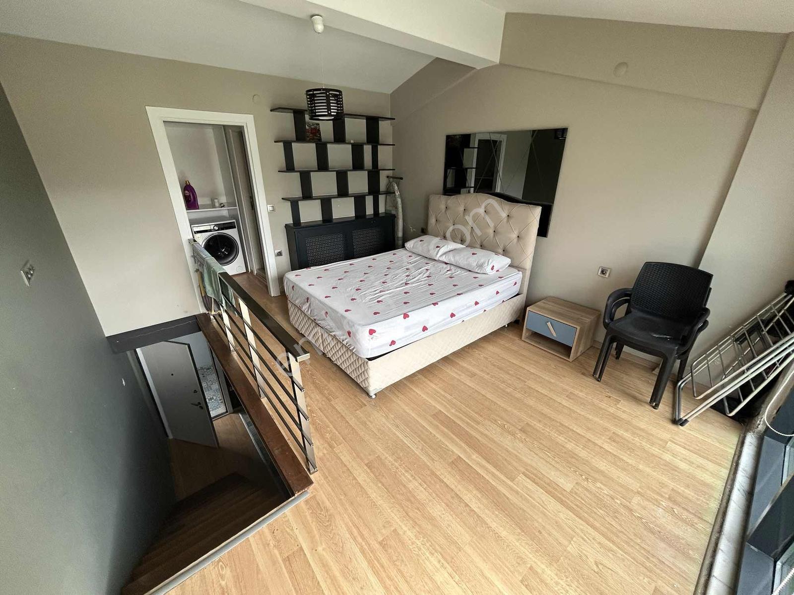 Elmakent'te Loft+çift Balkonlu Eşyalı Deniz M. Satılık 1+1 — fotoğraf 9