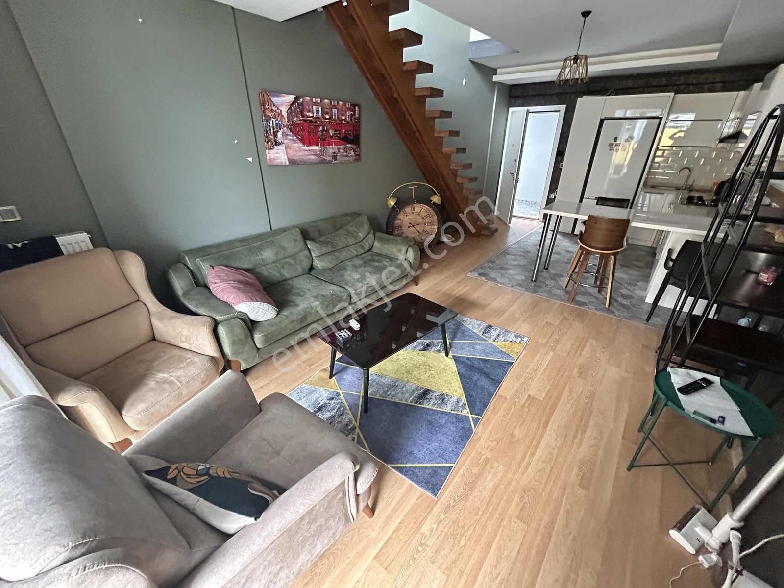 Elmakent'te Loft+çift Balkonlu Eşyalı Deniz M. Satılık 1+1 — fotoğraf 25