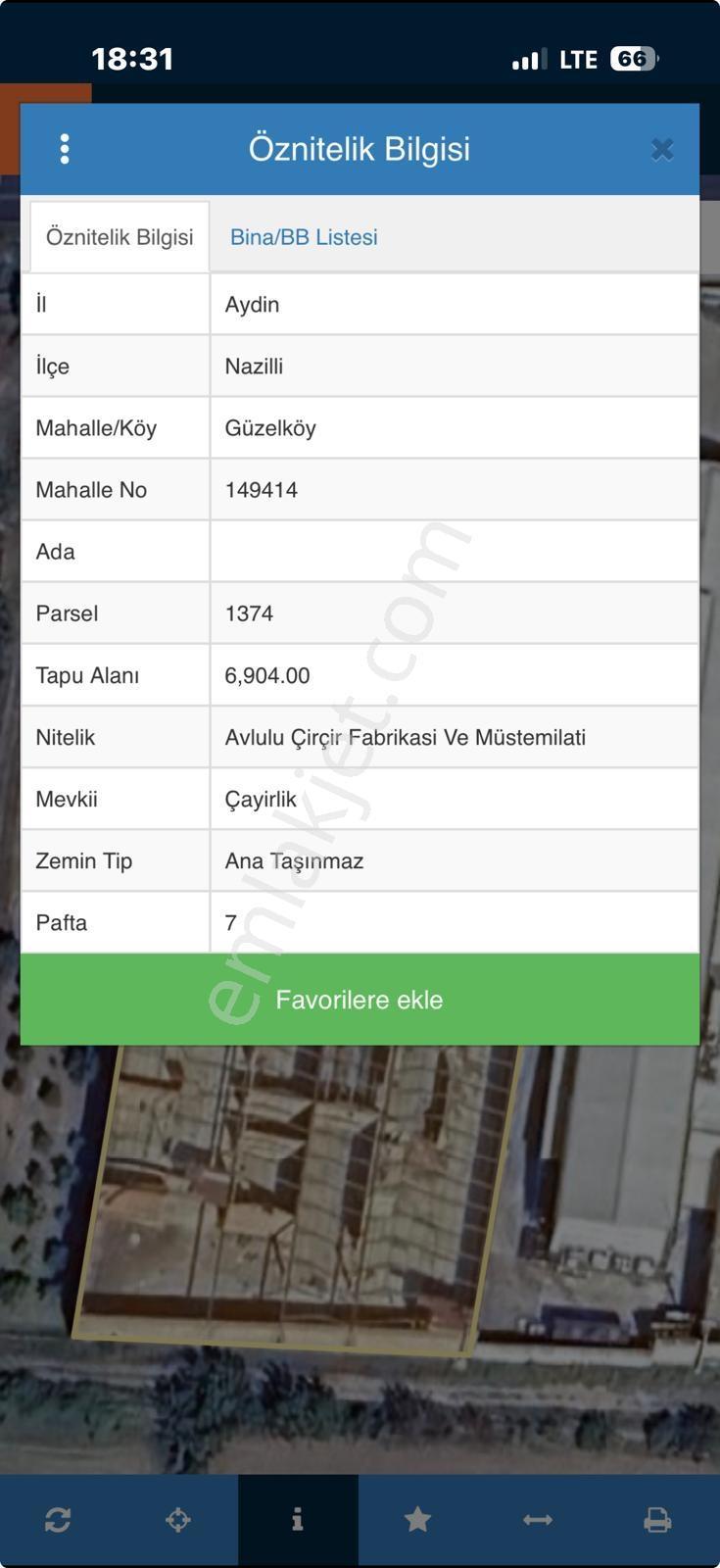 Aydın Denizli Karayoluna Cephe 6904 M2 Sanayi İmarlı Arsa — fotoğraf 2
