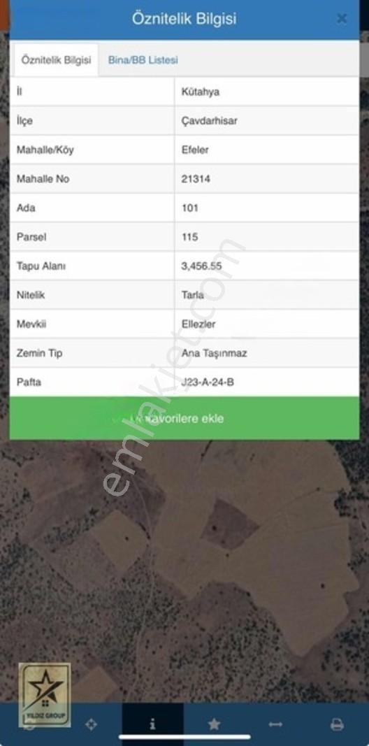 Çavdarhisar Efeler Köyünde 3,456m2 Ufak Parsel Arazi — fotoğraf 6