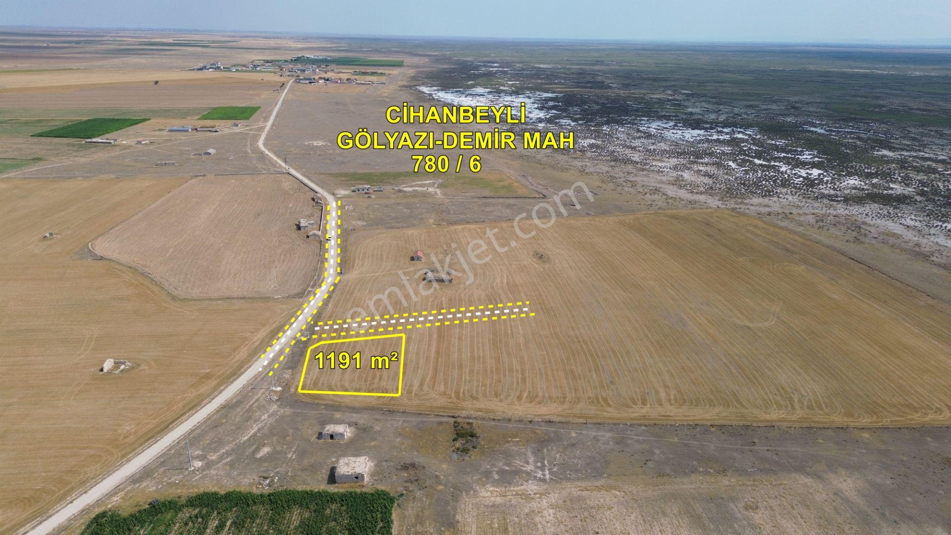 Cihanbeyli Gölyazı'da Satılık 1191 M² Konut İmarlı Arsa — fotoğraf 2