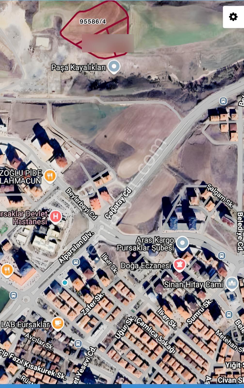 Kuzey'den Pursaklar Devlet Hastanesi Yakını Satılık Site Arsası — fotoğraf 5