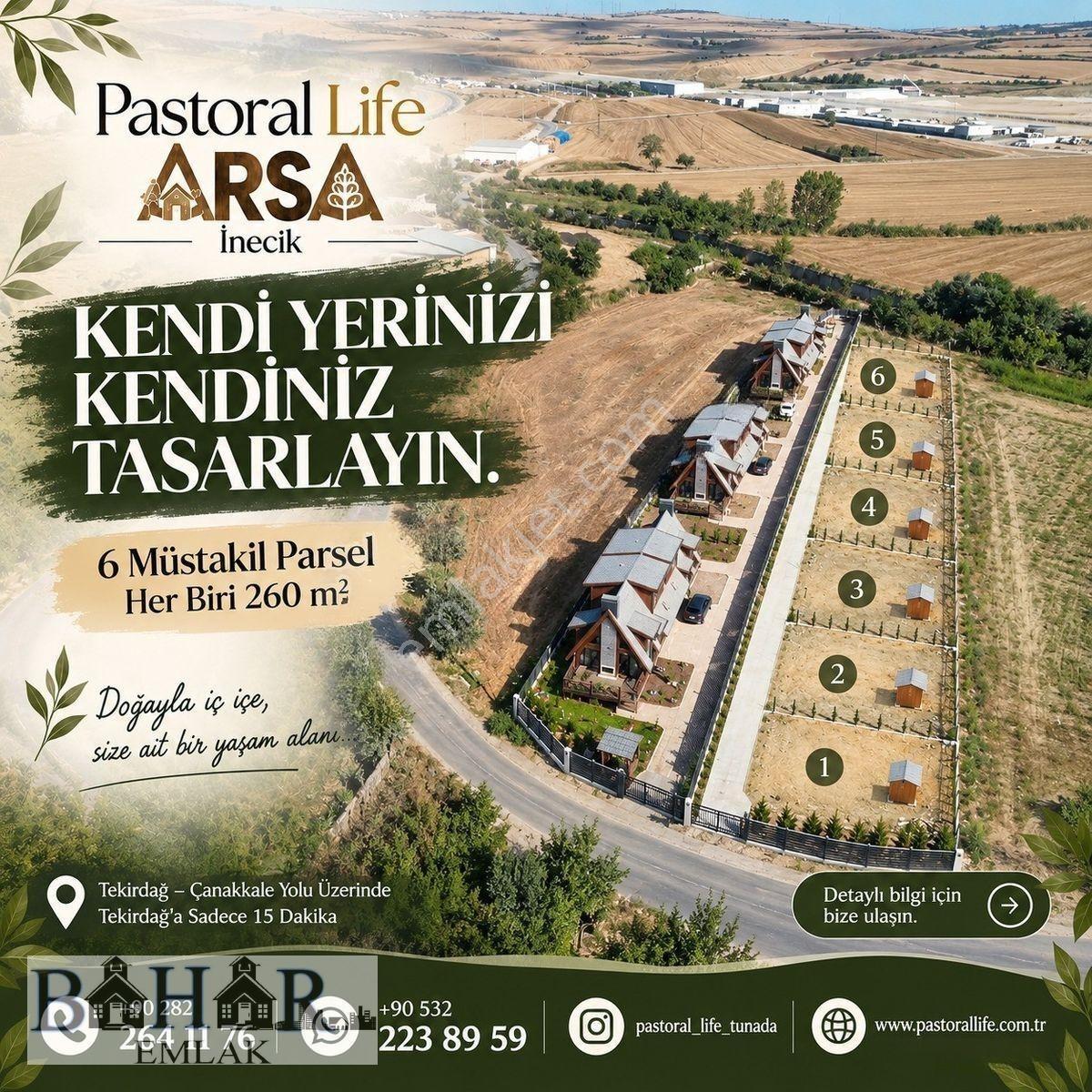 Tekirdağ Süleymanpaşa İnecik Mahallesinde İmarlı Ruhsatlı Arsa