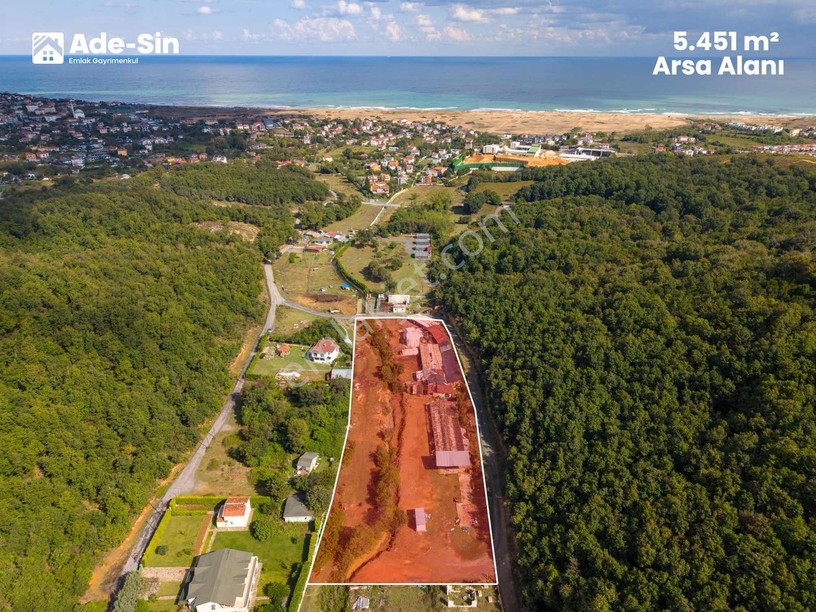 Şile Sahilköy De 5.451 M2 Tek Tapulu Satılık Arazi — fotoğraf 3