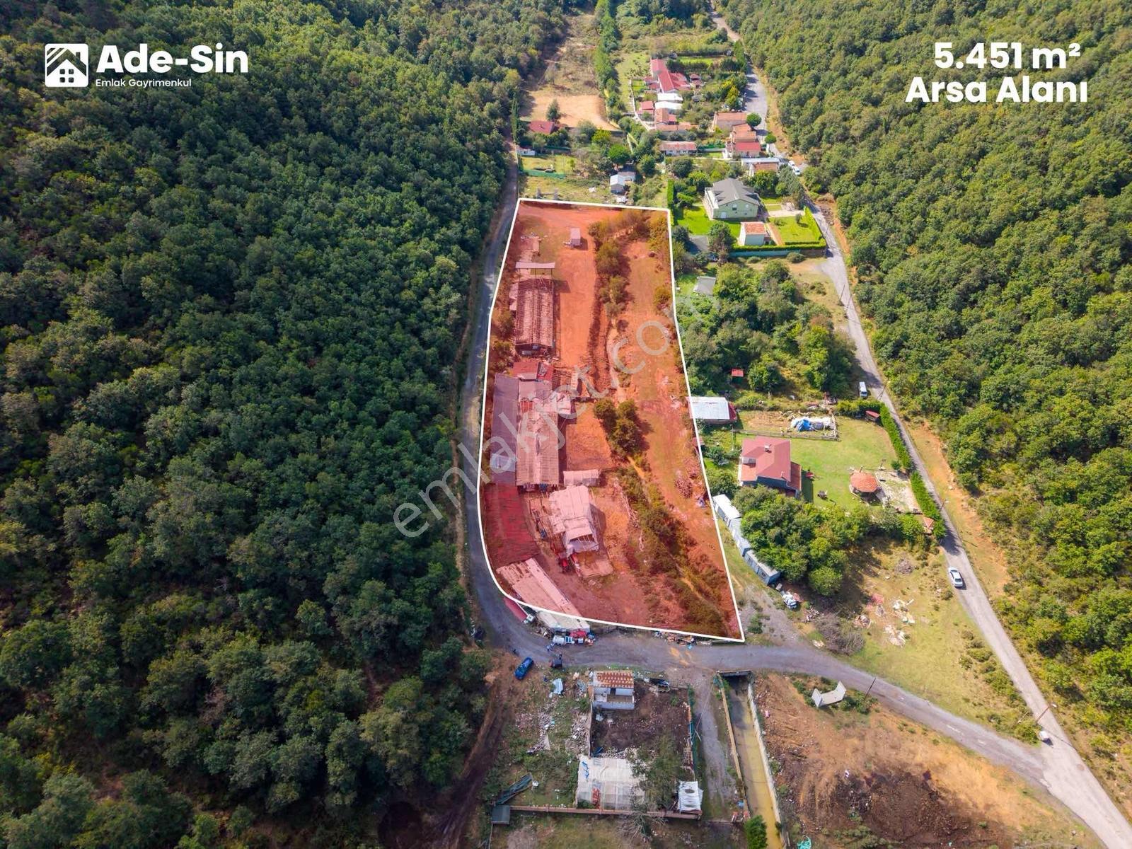 Şile Sahilköy De 5.451 M2 Tek Tapulu Satılık Arazi — fotoğraf 4