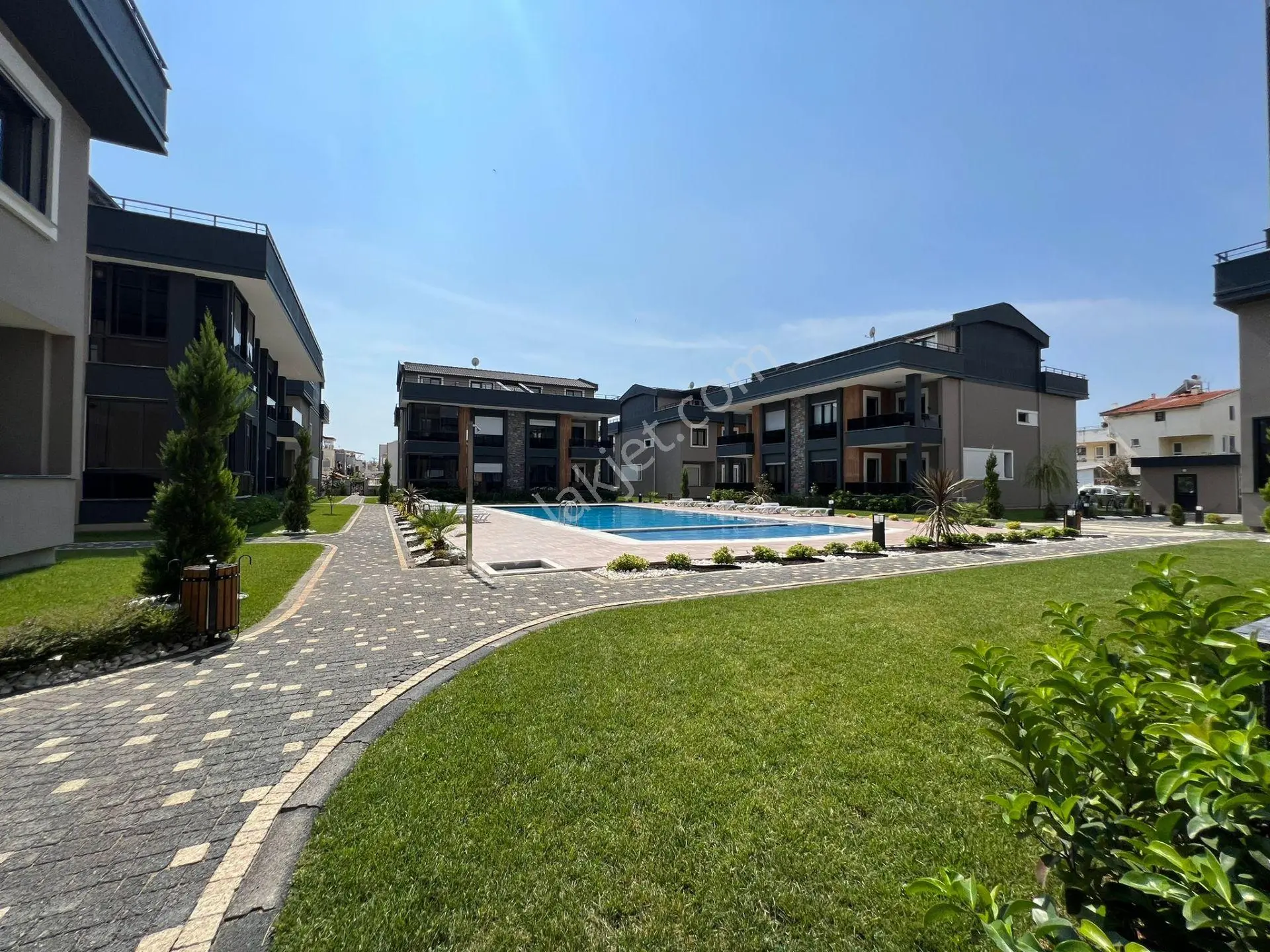 .꧁yetkili Ay Emlaktan꧂güre'de Denize 200 Metre Yüzme Havuzlu Güvenlikli 4+1 Eşyalı Lüx Dubleks Daire — fotoğraf 5