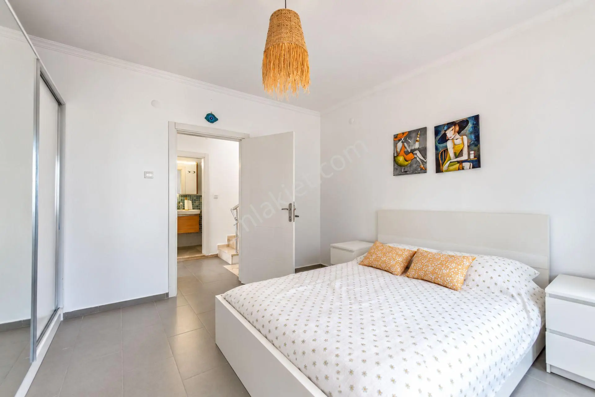 Bodrum Yahşi Beyaz Köşkler Sitesi'nde Denize Düz Ayak Yürüme Mesafesinde Tripleks — fotoğraf 19