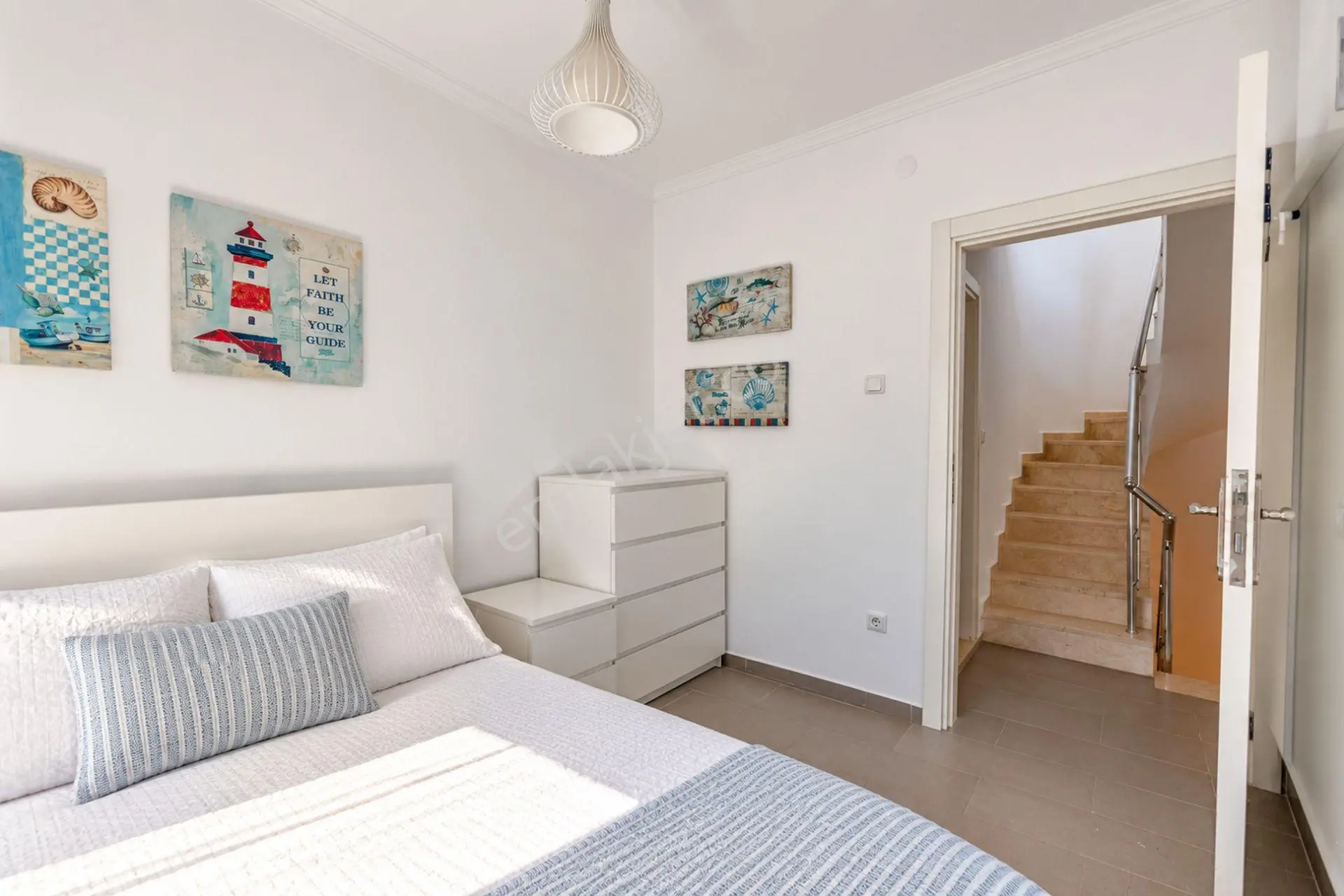 Bodrum Yahşi Beyaz Köşkler Sitesi'nde Denize Düz Ayak Yürüme Mesafesinde Tripleks — fotoğraf 20