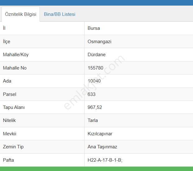 Dürdane Köyüne 750 Mt | Ana Yola 1,5 Km - 968 M² Satılık Tarla — fotoğraf 8