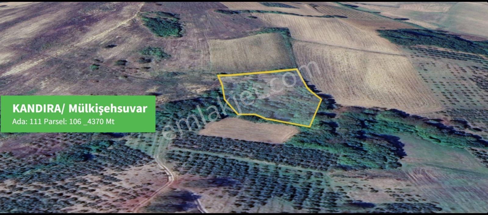 Kandırada Kadastrol Yolu Olan 4.370 M² Yatırımlık Arazi Takas
