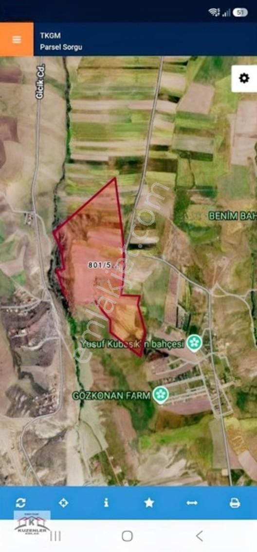 Kuzenler'Den 801/5 Parsel_İmara Yakın 2 Cadde Arası 664M2 Hisse