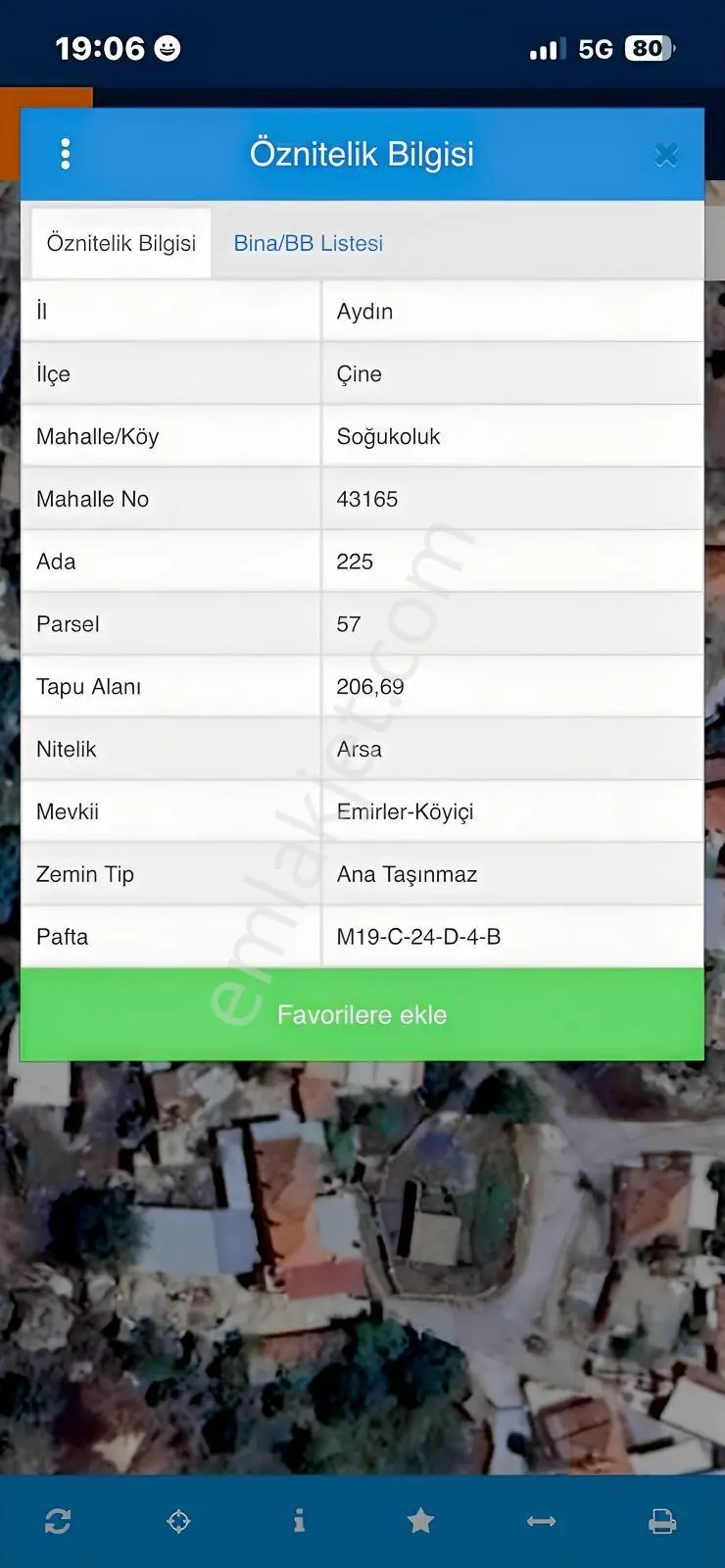 Cengizler'den Aydın Çine'de Satılık 207 M2 Arsa — fotoğraf 2