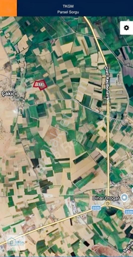Dinar Çakıcı'da 37 Dönüm Satılık Tarla — fotoğraf 2