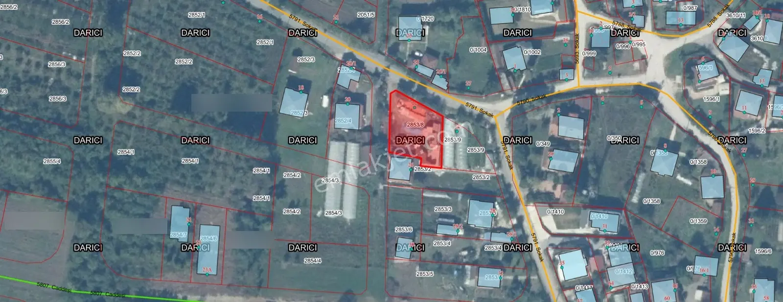 Turgutlar Emlak ' Tan Darıcı Mah . 882,62 M2 Satılık Arsa — fotoğraf 4