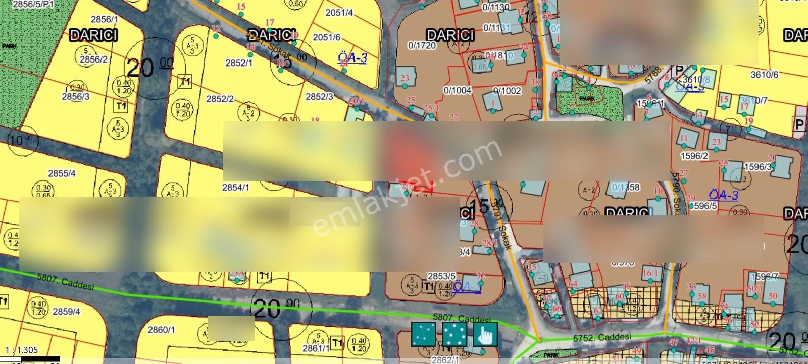 Turgutlar Emlak ' Tan Darıcı Mah . 882,62 M2 Satılık Arsa — fotoğraf 8