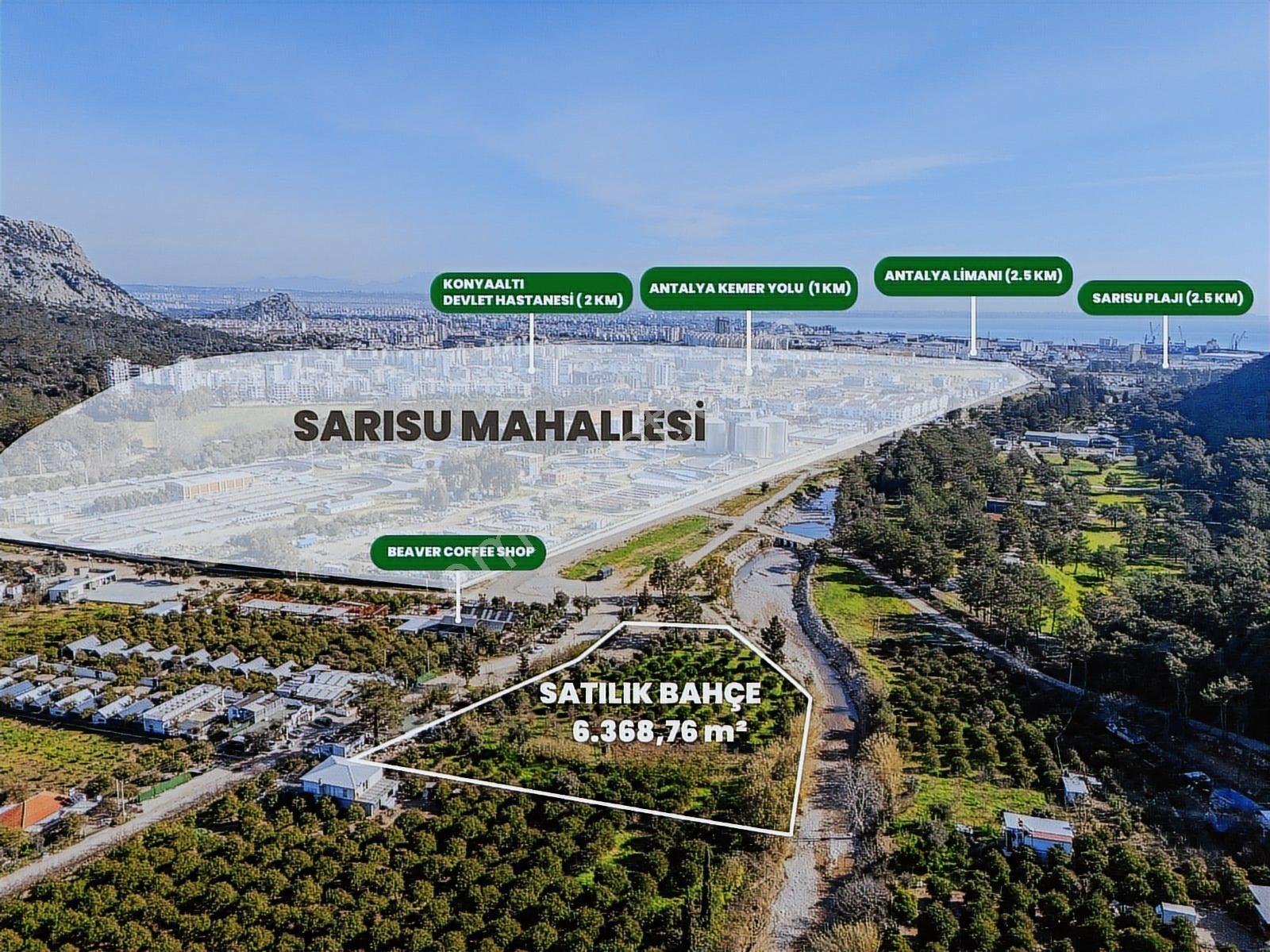 Konyaaltı Sarısuda İmar Sınırında 6.350 M² Değerli Parsel