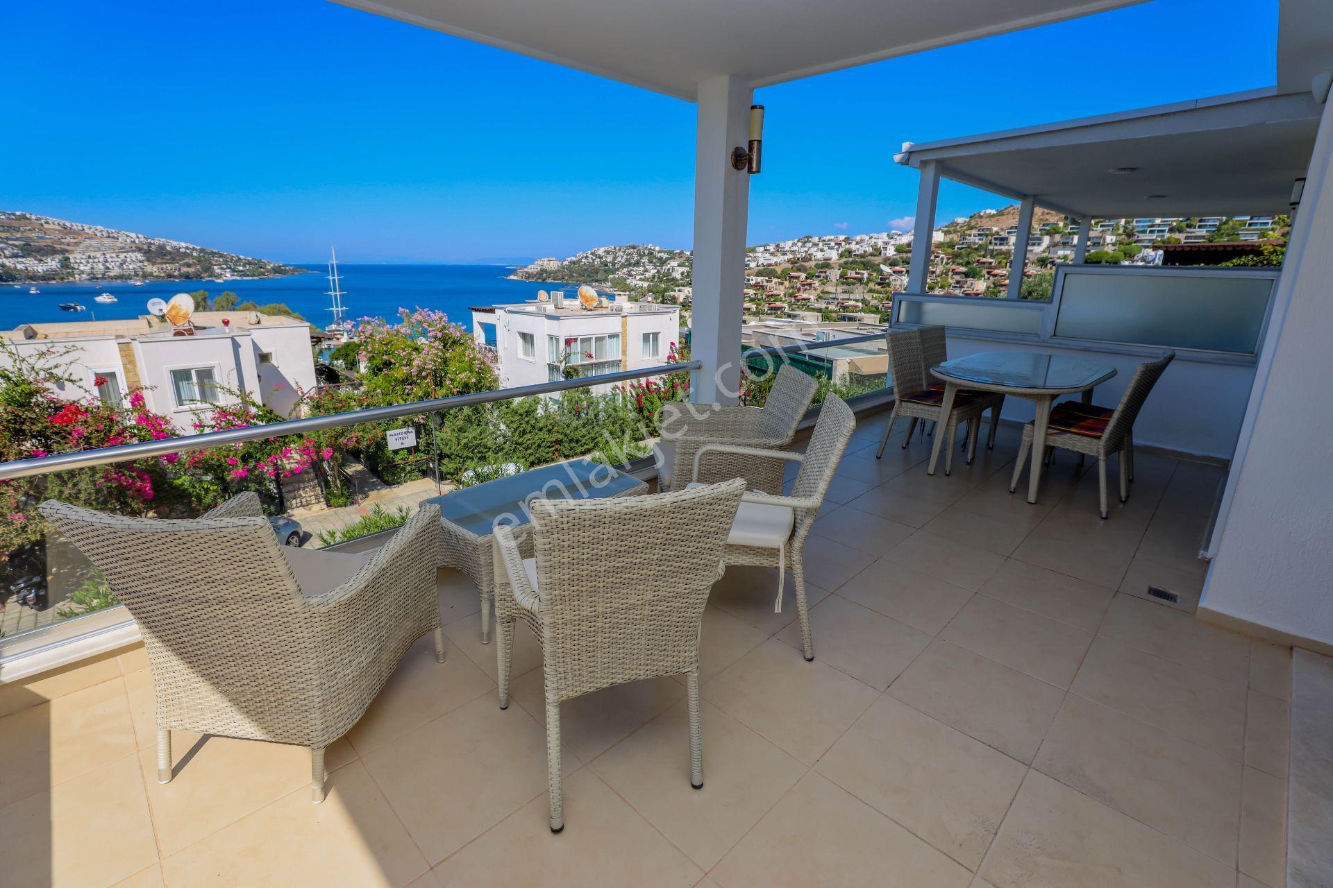 Bodrum Gündoğan Merkezde Deniz Manzaralı Yenilenmiş 4+2 Tripleks — fotoğraf 2
