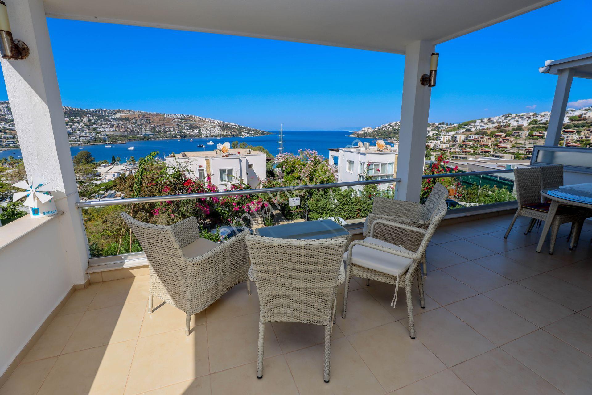 Bodrum Gündoğan Merkezde Deniz Manzaralı Yenilenmiş 4+2 Tripleks — fotoğraf 4