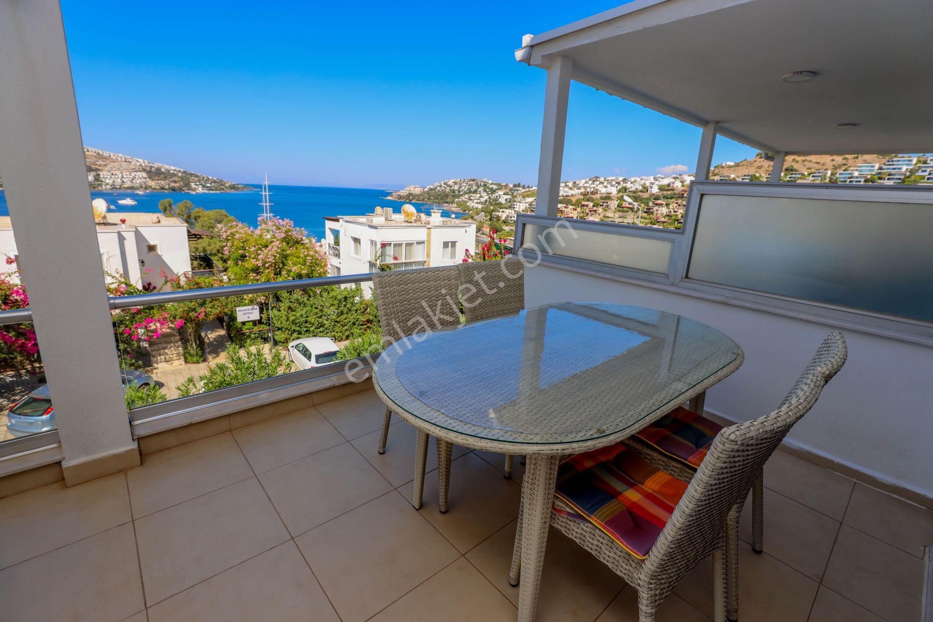 Bodrum Gündoğan Merkezde Deniz Manzaralı Yenilenmiş 4+2 Tripleks — fotoğraf 6