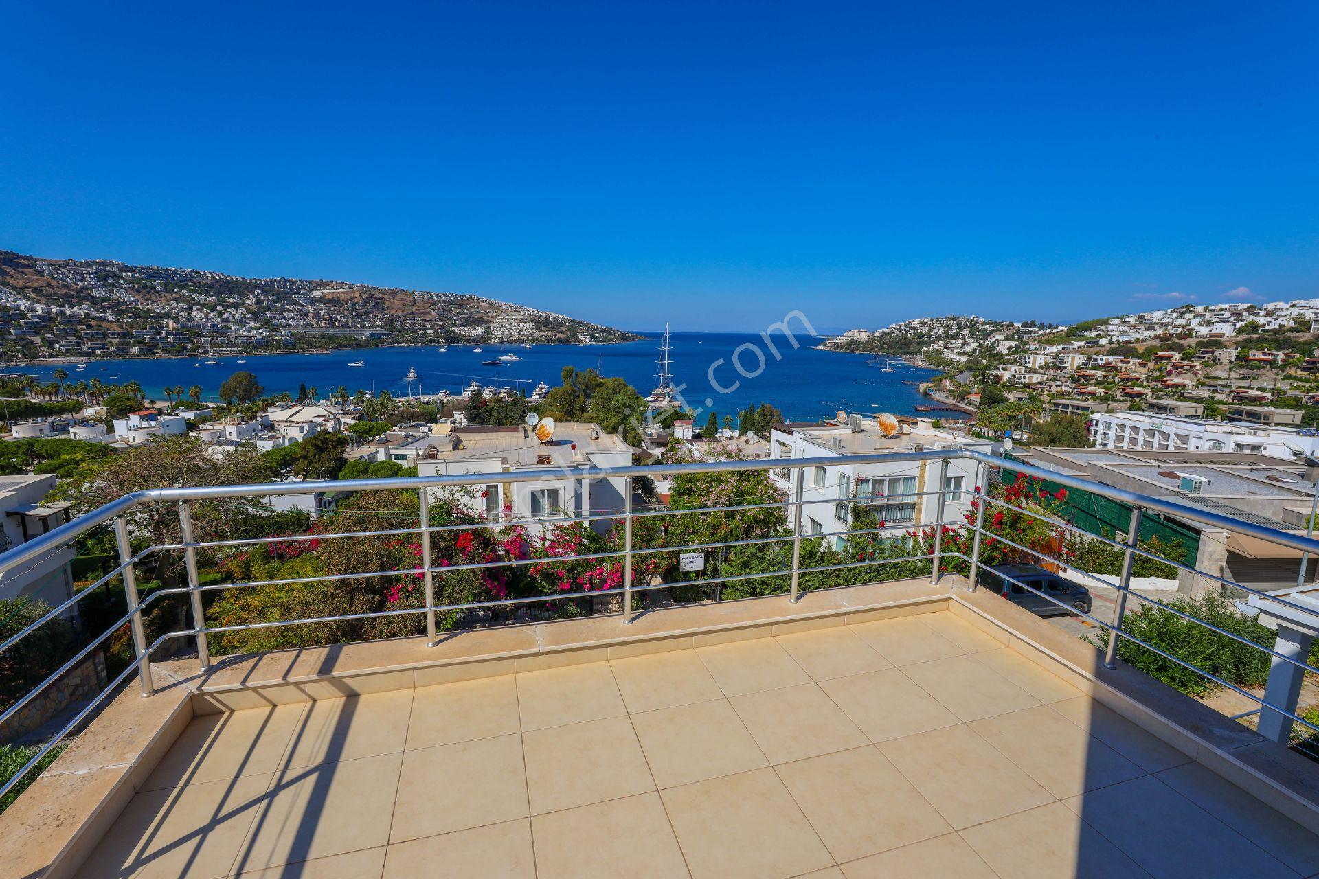 Bodrum Gündoğan Merkezde Deniz Manzaralı Yenilenmiş 4+2 Tripleks — fotoğraf 31