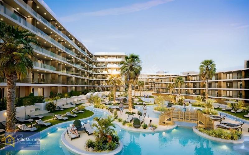 Bahçeli & Havuz, Deniz Manzarası Seçenekli 1+1 Ve 2+1 Daireler — fotoğraf 33