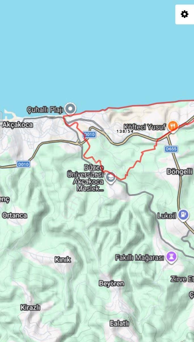 Akçakoca'Da Muhteşem Deniz Manzaralı Ferah Yerleşim Alanınd Arsa