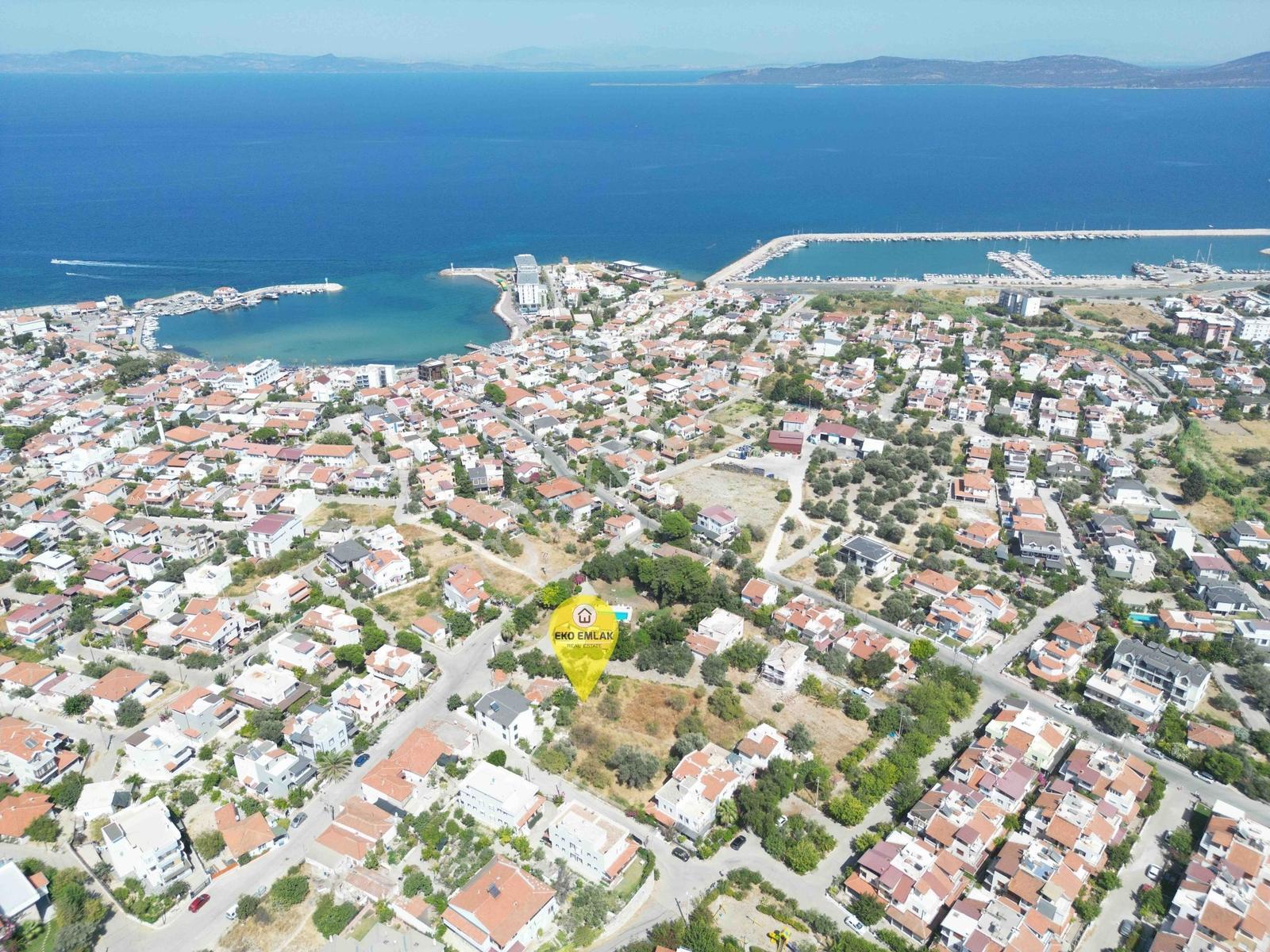 Eko Emlaktan Mordoğan İskelede 20-40 İmarlı İkiz Villalık Arsa — fotoğraf 2
