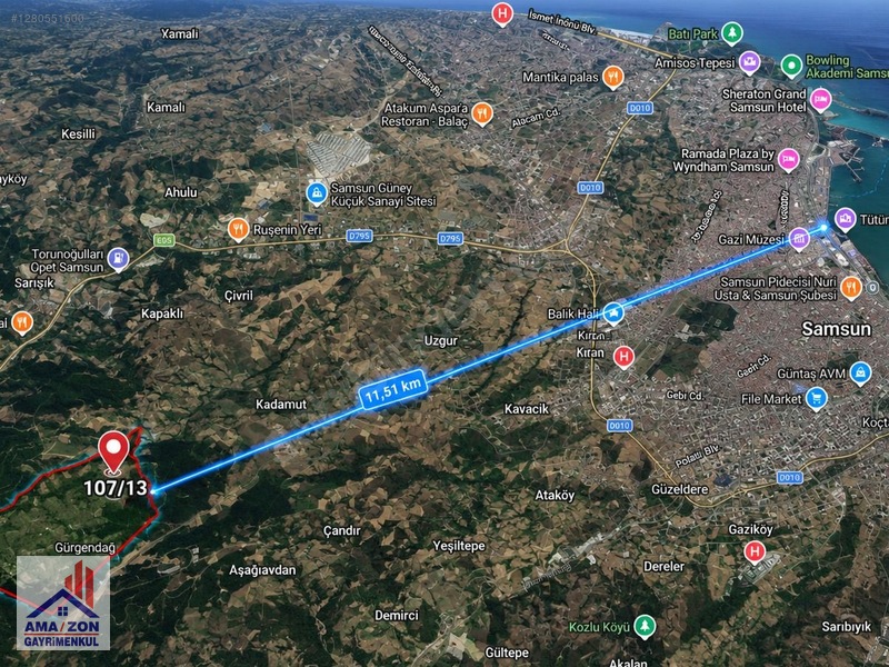 Ali Erişgin'den Satılık (23249m2) Tarla İlkadım Gürgendağ Mah'de — fotoğraf 2