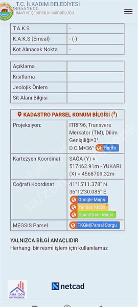 Ali Erişgin'den Satılık (23249m2) Tarla İlkadım Gürgendağ Mah'de — fotoğraf 9
