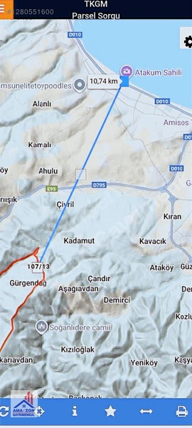 Ali Erişgin'den Satılık (23249m2) Tarla İlkadım Gürgendağ Mah'de — fotoğraf 12