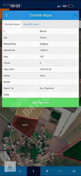 Tarsus Yeni Havalimanı Yanında 168 Dönüm Tek Tapu Satılık Bahçe — fotoğraf 6
