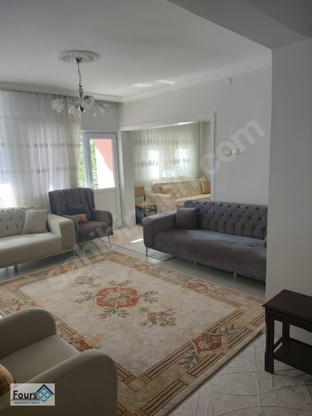 Fours'dan Karayolları Banvit Karşısında 3+1 Eşyalı Kiralık Daire — fotoğraf 2