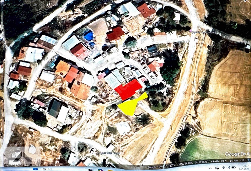 Malatya Yeşilyurt Çayırköy Merkez'De Satılık Arsa