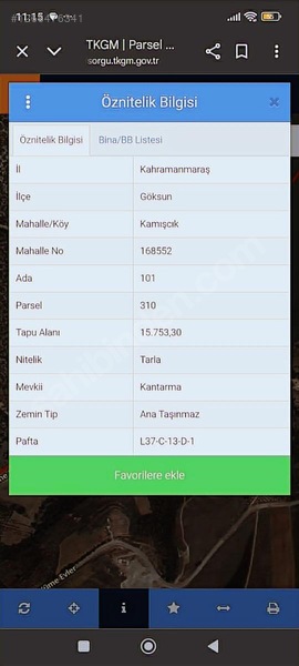 Tok Emlak'tan Kamışçık Mahallesinde Satılık Tarla — fotoğraf 4