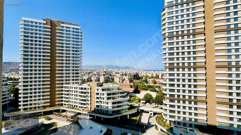 Alsancak Evora Sitesi İzmir Deniz Manzaralı Kiralık 3+1 Daire